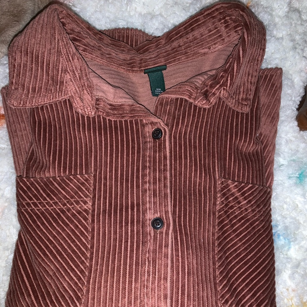 Corduroy Button Up